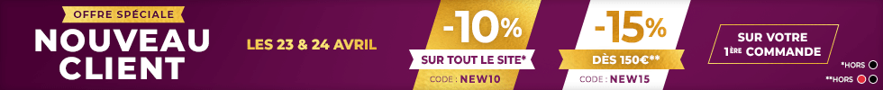 -10% avec le code NEW10