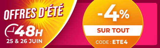 -4% avec le code ETE4