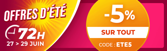 -5% avec le code ETE5