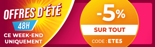 -5% avec le code ETE5
