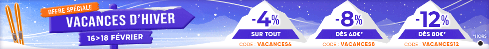 -4% avec le code VACANCES4