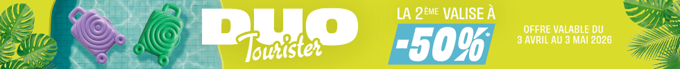 -50% sur 2�me valise American Tourister